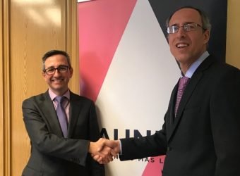 aunna Ángel Blesa y Ricardo Quintana