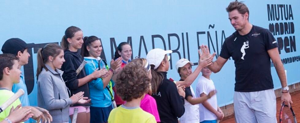 clinic Mutua con Stan WAWRINKA