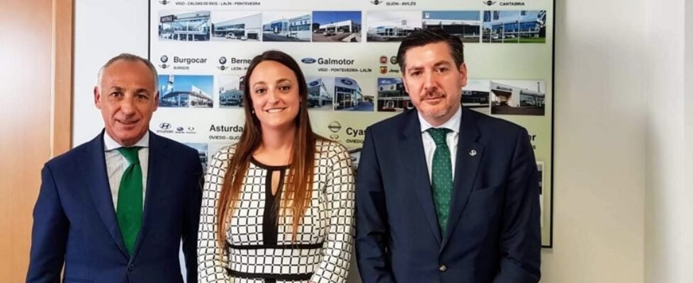 Alfredo Blanco, Rosa Martínez y Manuel Fidalgo