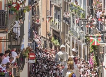Balcones alquilados en San Fermín