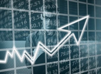 flecha, crecimiento, subida, aumento, expansión