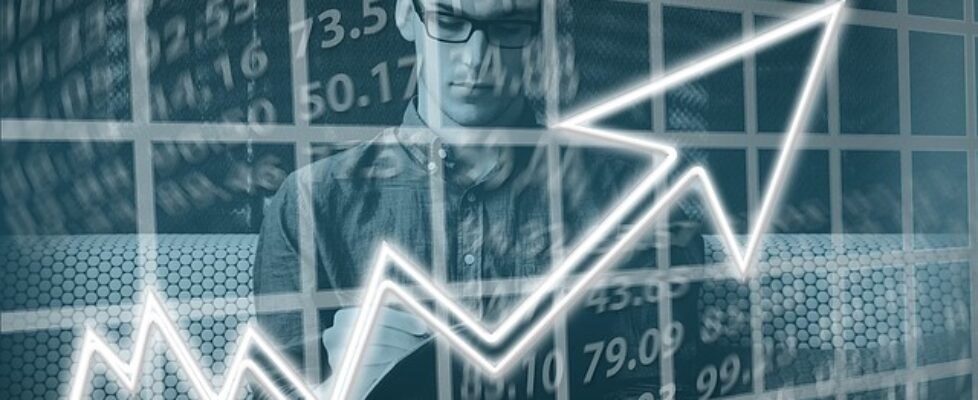 flecha, crecimiento, subida, aumento, expansión