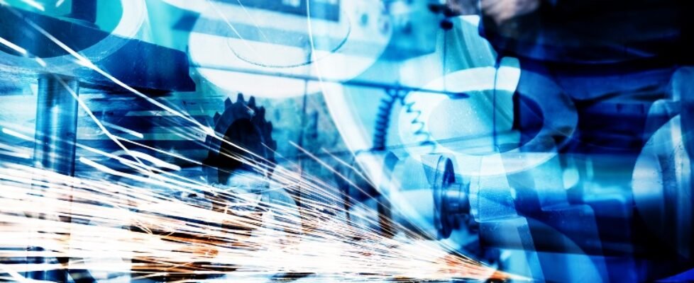 Industrial technology abstract background. Industry