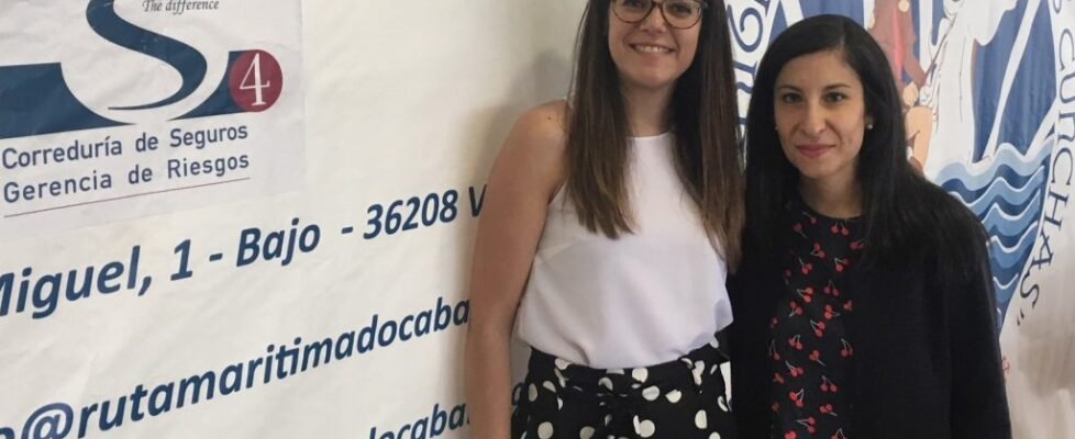 De derecha a izquierda, Ana Díaz, responsable del Dpto. de Admistración, y Jessica Fdez., responsable del Dpto. de Marketing y Comunicacion