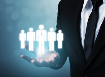 Human resources, talent management and recruitment business concept with copy space for your text