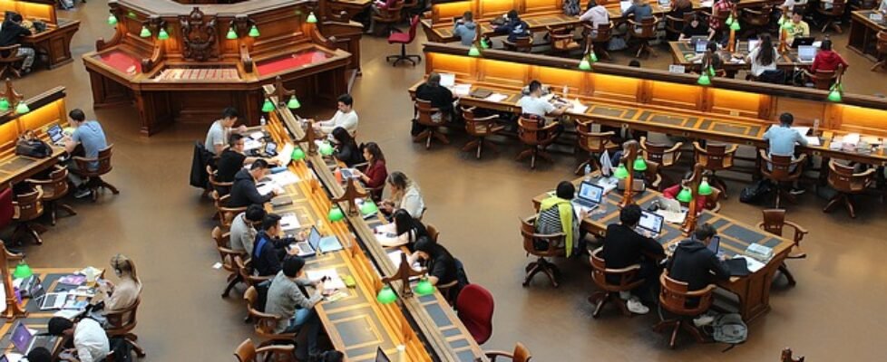 formación, educación, alumnos, biblioteca, colegio