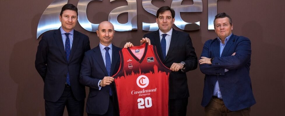 Caser y Basket Zaragoza renuevan el acuerdo de patrocinio para la próxima temporada