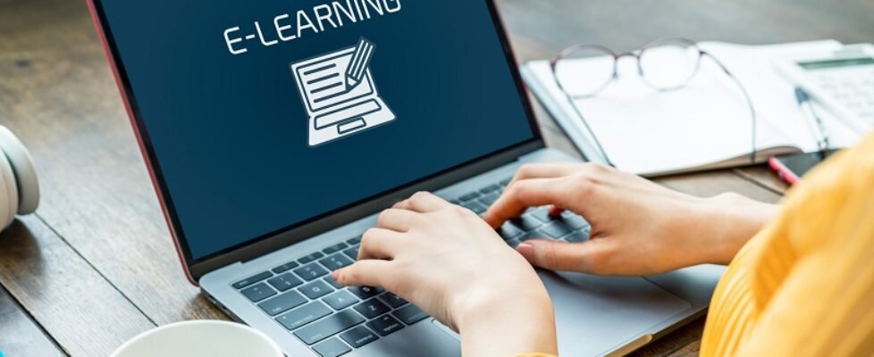 e-learning concept. Online classes.