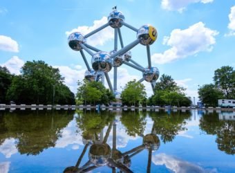 The Atomium famous landmark building