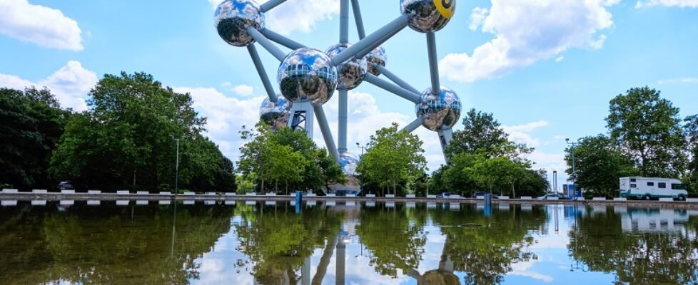 The Atomium famous landmark building