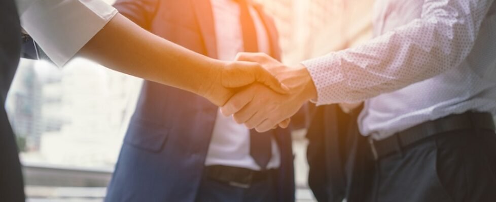handshake of business People