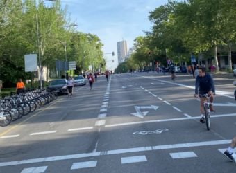 race ciclista running bici peatón