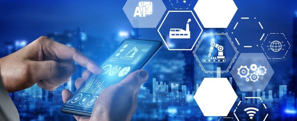 Industry 4.0 technology concept - Smart factory for fourth industrial revolution