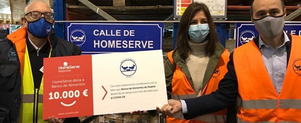 HomeServe colabora con el Banco de Alimentos de Madrid