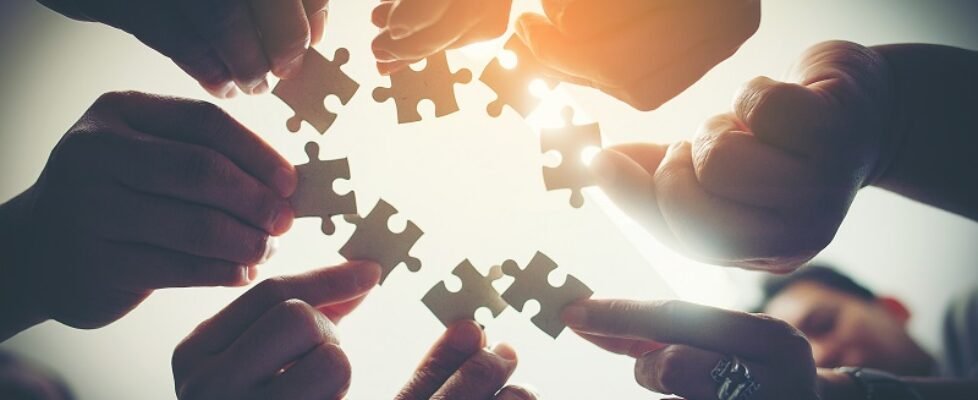 Everyone is an important jigsaw at work.