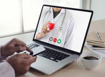 online consultation telemedicine to medicine man stayhome video