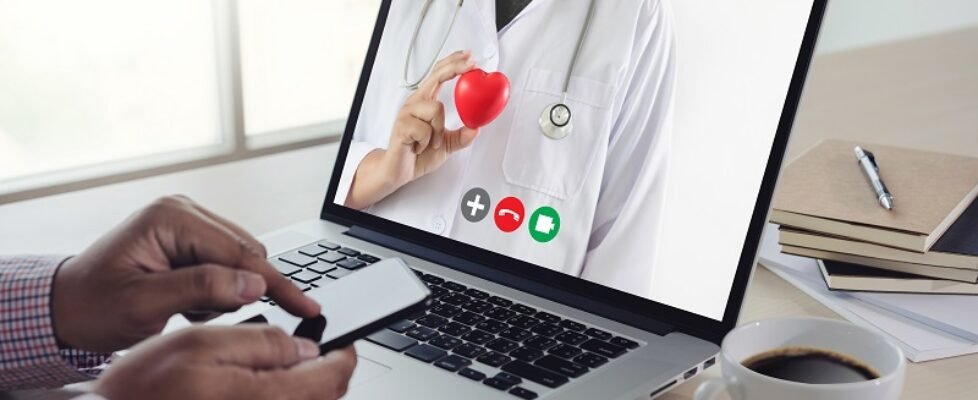 online consultation telemedicine to medicine man stayhome video