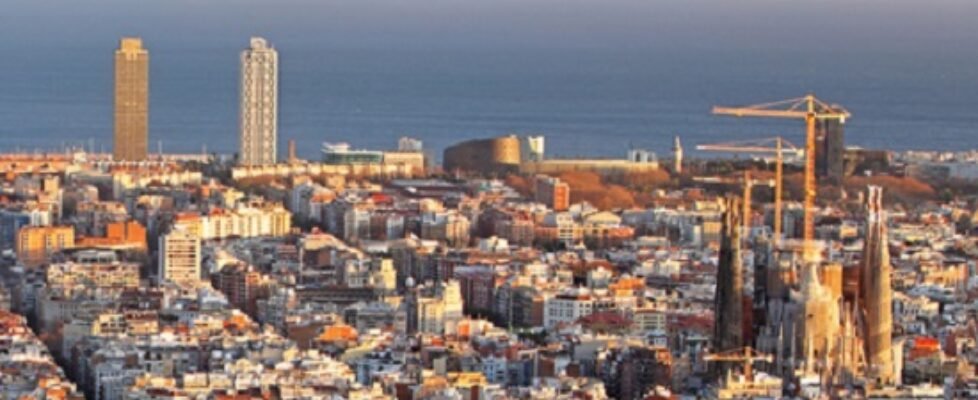 Panoramic,View,Of,Barcelona,,Spain