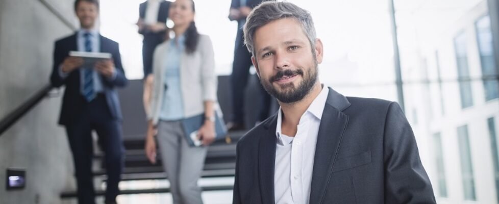 Portrait of a confident businessman in office