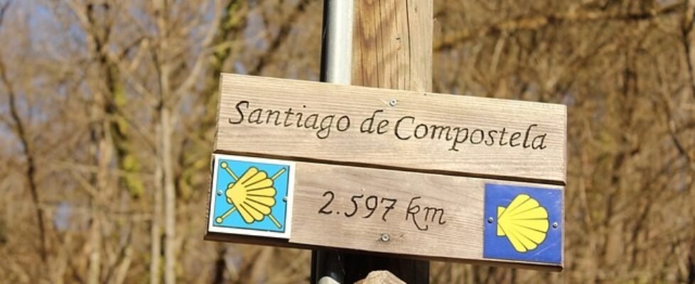 Santiago compostela galicia peregrino apostol