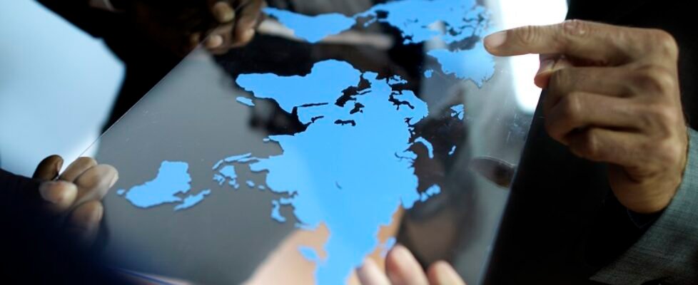 Business Team Global Business Planning Working Concept