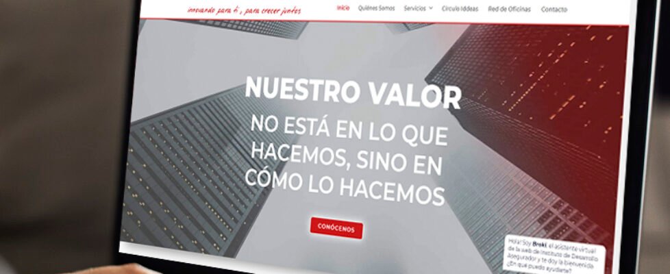 Working on a web template on the laptop