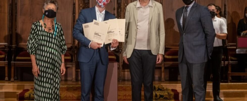 Entrega del Primer Premio Fundación Jesús Serra, Concurso Internacional Maria Canals
