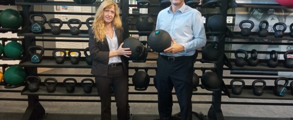 Iolanda Latorre (ADECAFF) y Albert Tomás (RibéSalat)