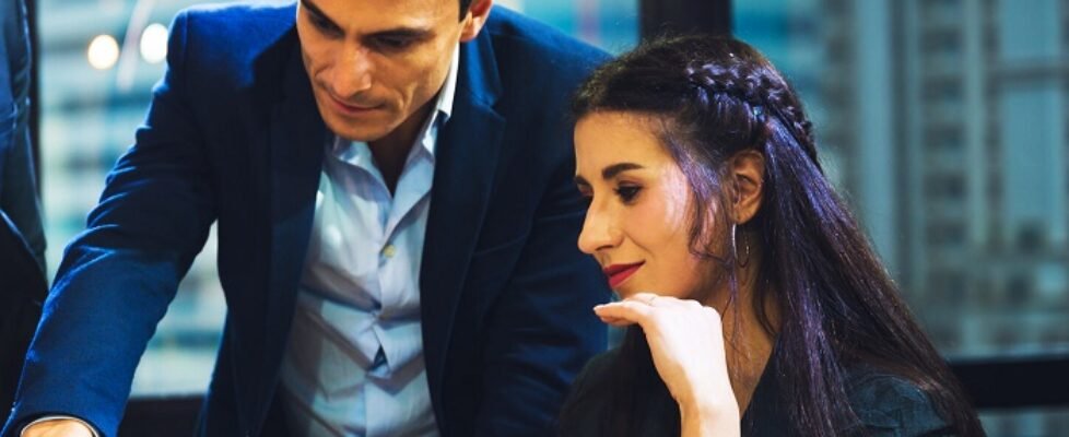 The business teamwork are working together for the goal of the project