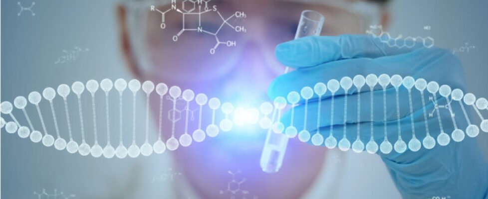 Gene therapy concept. Medical technology. Medtech.