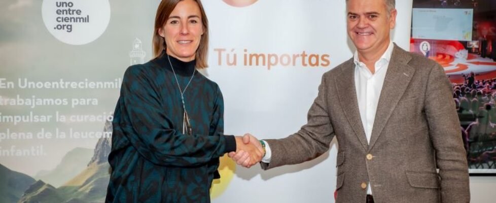 Carlos González Perandones, CEO de Nationale-Nederlanden y Elena Huarte- Mendicoa, directora general de la Fundación Unoentrecienmil.