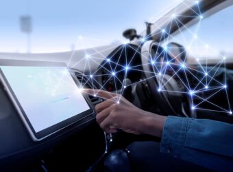 Gps system in a smart car