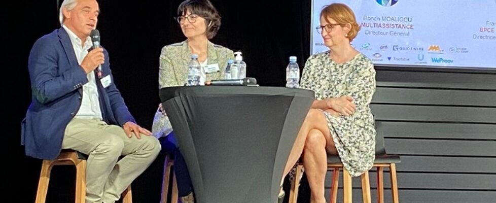 Ronan Moaligou Director General Multiassistance France Françoise Pallu Directora de Indemnizaciones en BPCE Assurances (002)