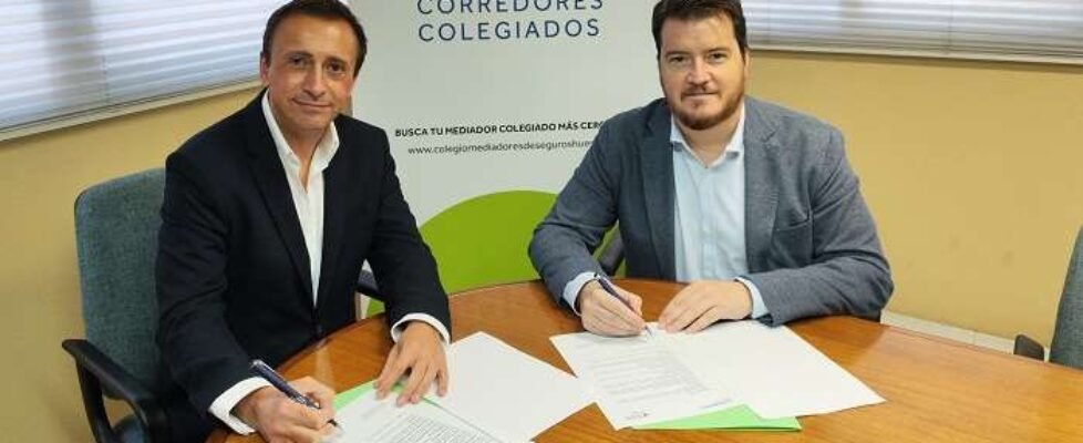 huesca Plus Ultra Seguros ratifica su colaboración con el Colegio de Mediadores de Huesca (002)