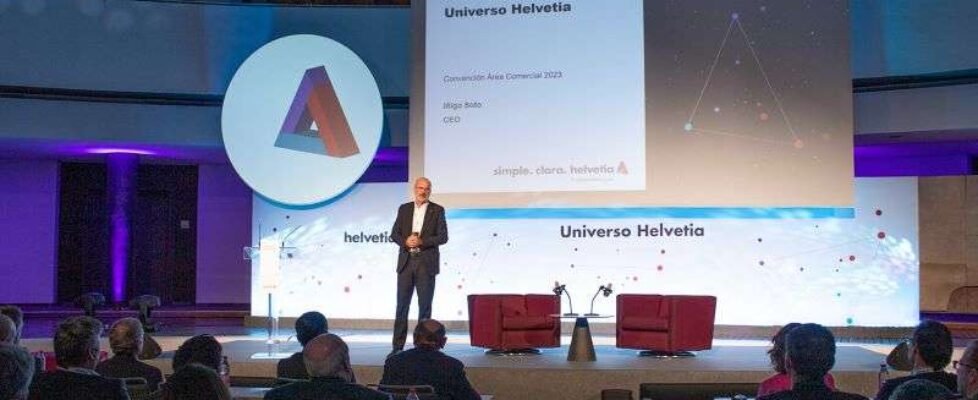 Iñigo Soto, CEO de Helvetia Seguros, durante la Convención Comercial 2023