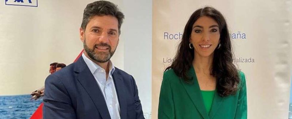Ernesto Lopez (AXA Partners) y Nuria Soler (Roche) 2