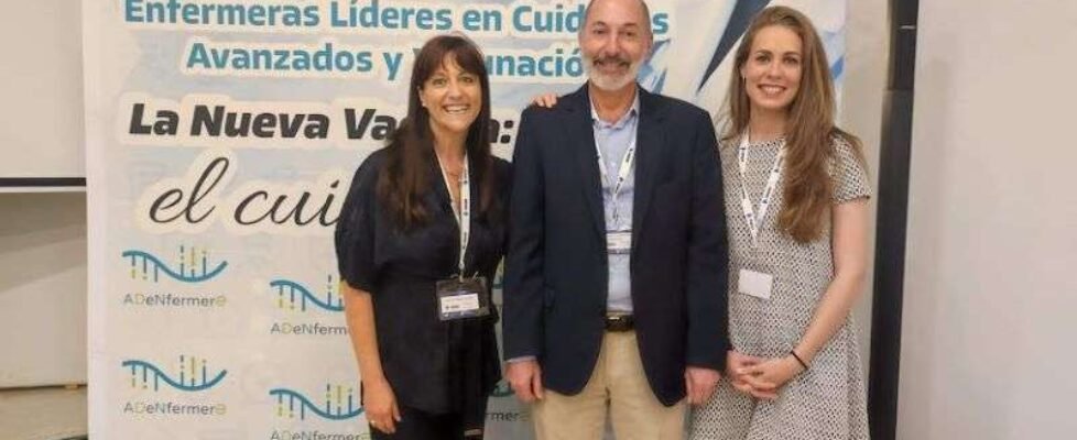 Rosa, JCS y Judit Adenfermero