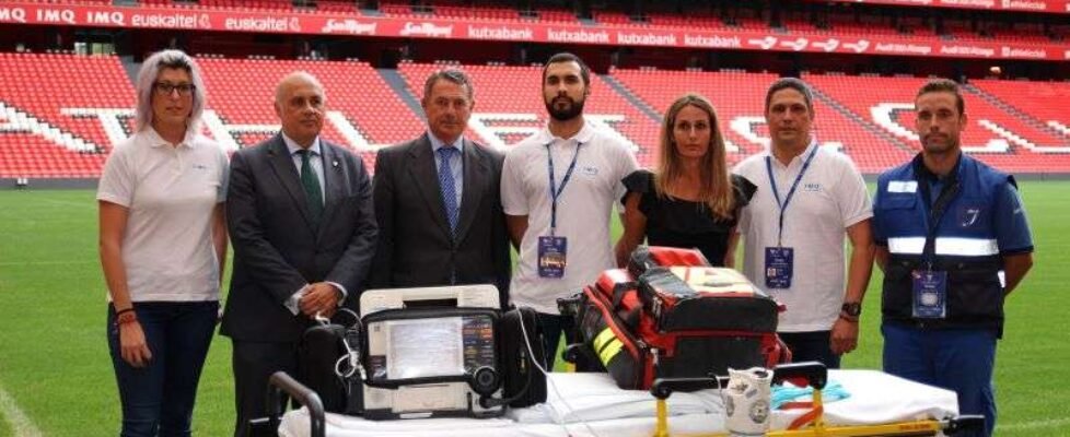 San Mamés es un ejemplo de seguridad sanitaria en el ámbito futbolístico internacional