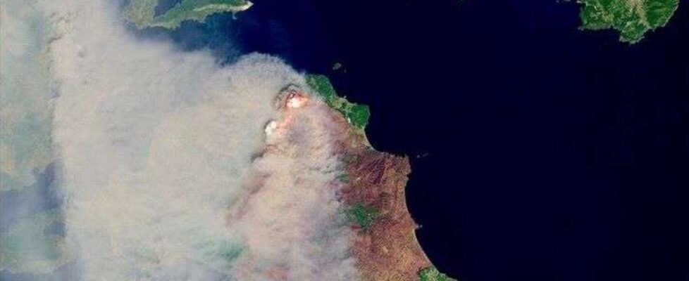 Imágenes Copernicus- Incendio Grecia