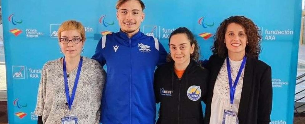 AXA natación paralímpicos