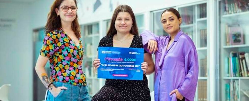 Ganadoras 2023 Nos duele a todos_IES Bilbao Madrid-fundación Mutua Madrileña