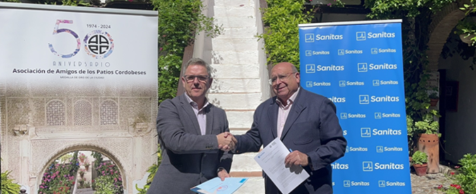 Acuerdo Asociación Amigos de los Patios Cordobeses y Sanitas