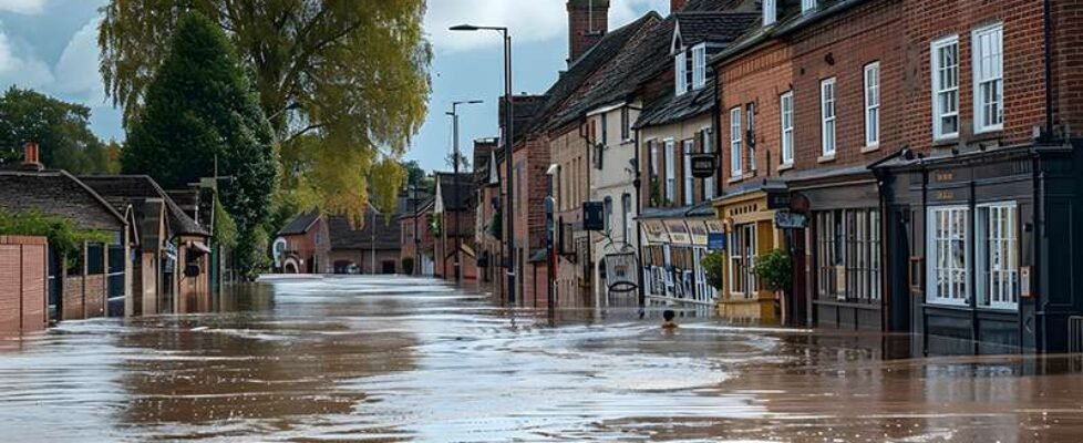 Severe Flooding Overtakes Historic Town as Waters Reflect Commun