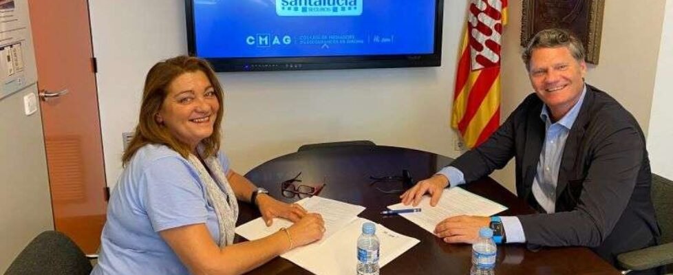 Colegio Girona acuerdo Santalucía