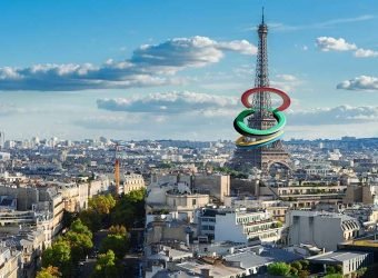 Paris,2024,Eiffel,Anneaux,Symbole,Sport,Jeux