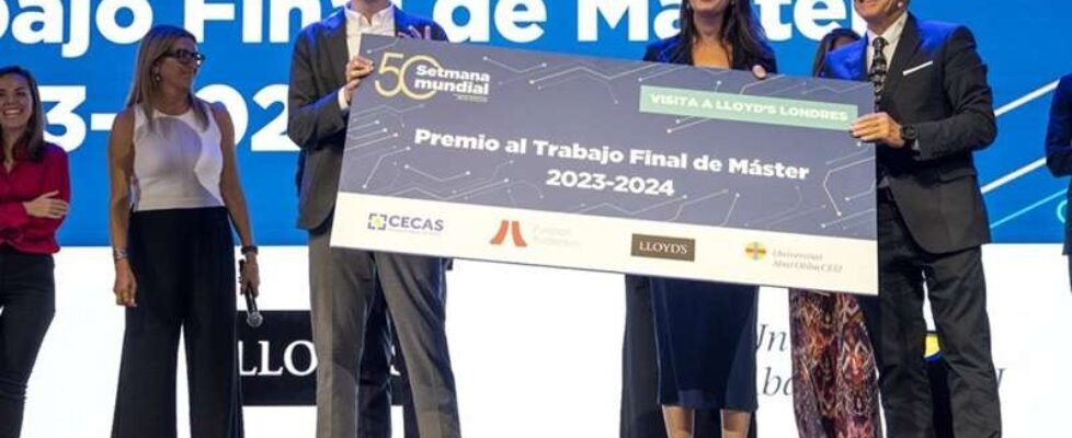 premiados alumnos master - Semana mundial colegio barcelona