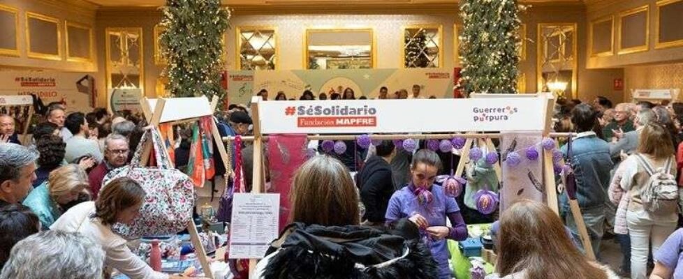 Fundación Mapfre mercadillo solidario Navidad