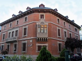 Palacio de Zabalburu (a former mansion) in Madrid (Spain). Built in the 1870's.