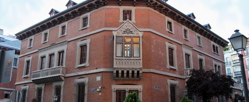 Palacio de Zabalburu (a former mansion) in Madrid (Spain). Built in the 1870's.
