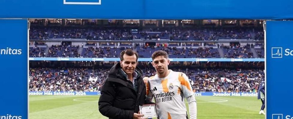 Valverde-Jugador más saludable Sanitas Real Madrid